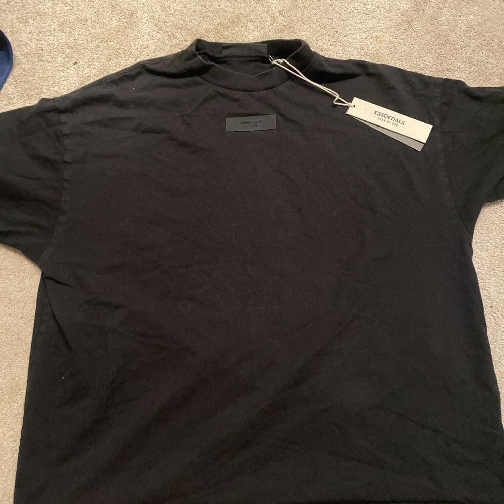Fear of God Black Short Sleeve Tee